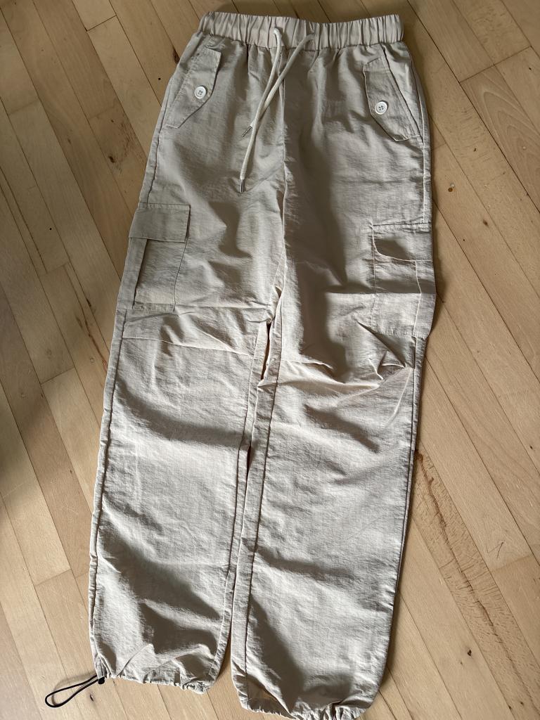 Beige cargobukser