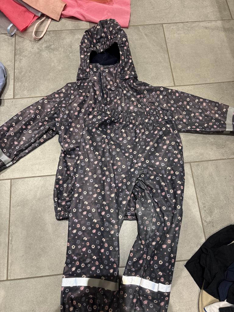 Regntøj med fleece 122