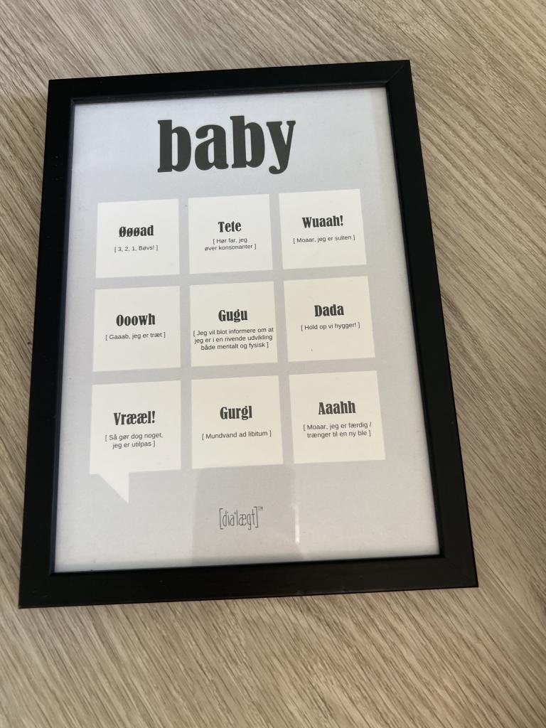 Baby Dialægt plakat