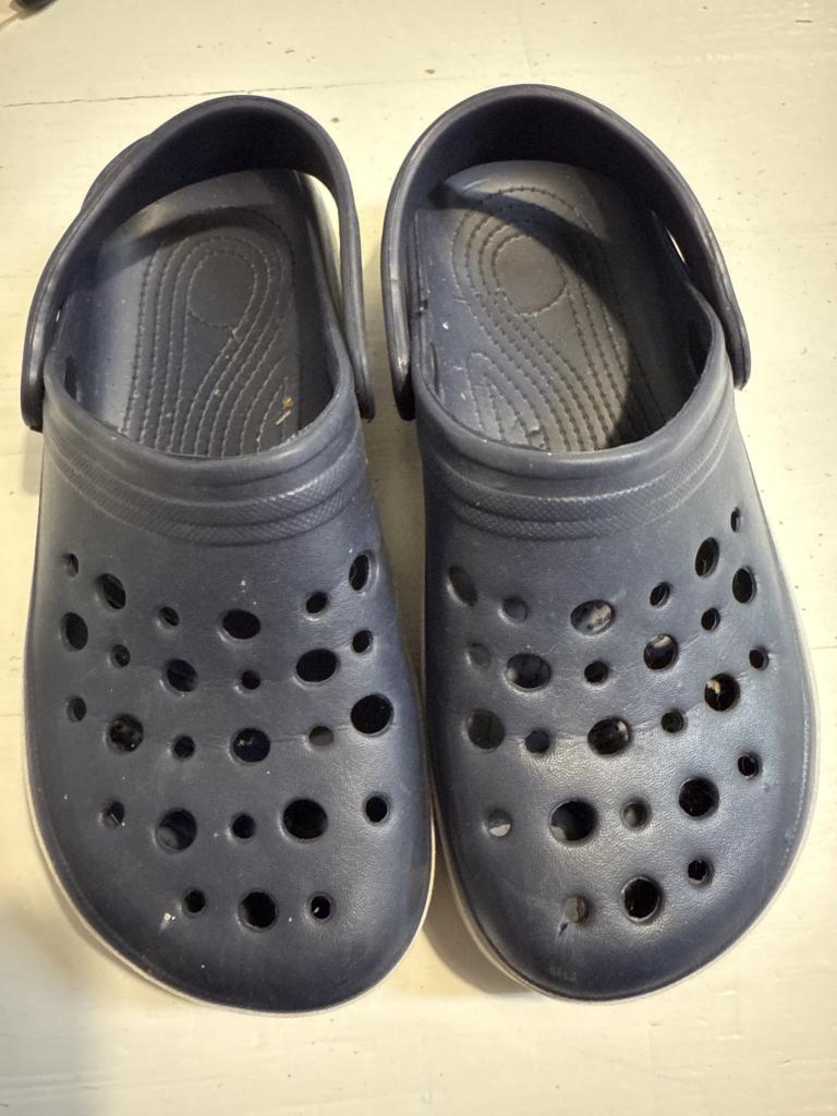 Blå clogs