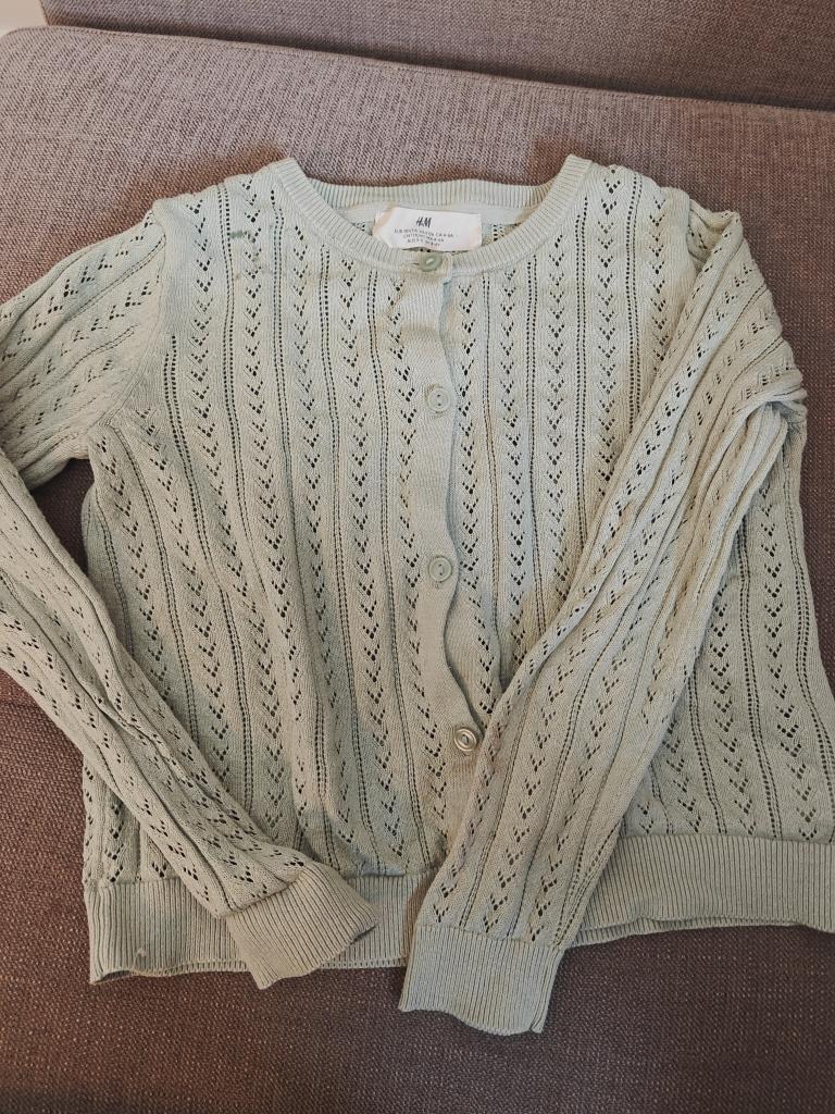 H&M Cardigan Grøn 110